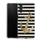 Coque Samsung Galaxy A04S original Gold Glitter Anchor in black